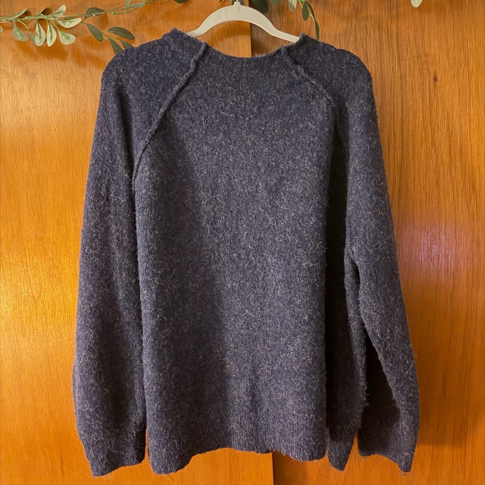 wild fable Dark Blue Crewneck Sweater